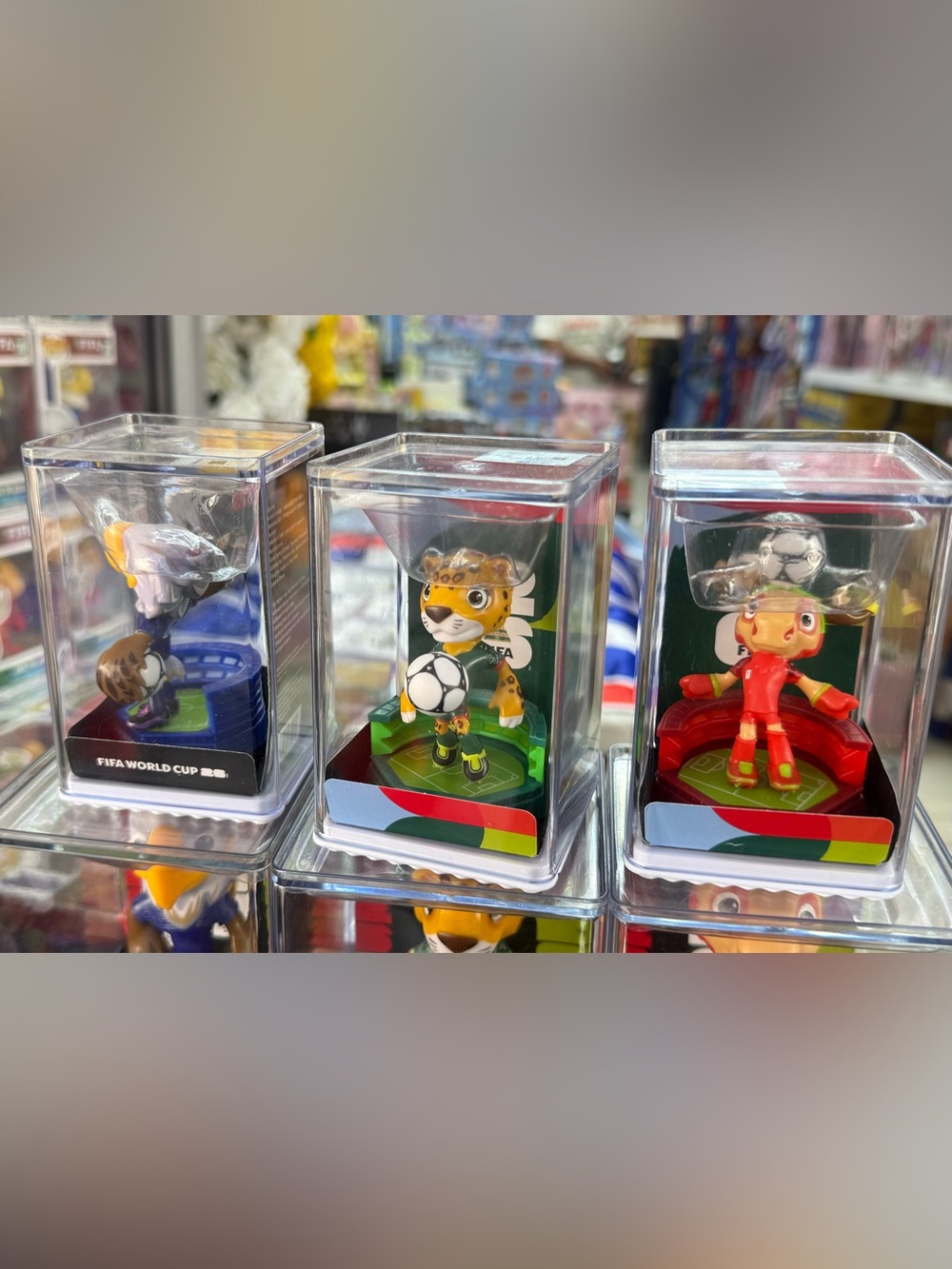 Official FIFA License Collectable Mascot Figurine Set of 3